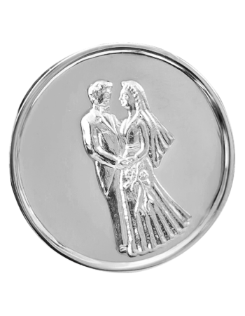 Medalion srebrny - prezent na ślub